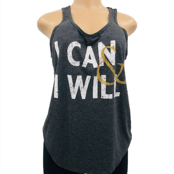 Tops - I Can & I Will Racerback Tank Top